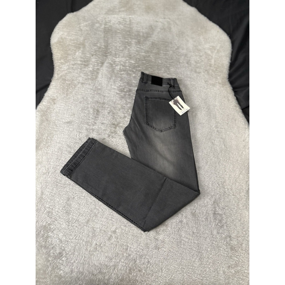 New Mugsy Jeans Men's 28x30 Gray PMT Clutch Pants‎ Stretch NWT Straight